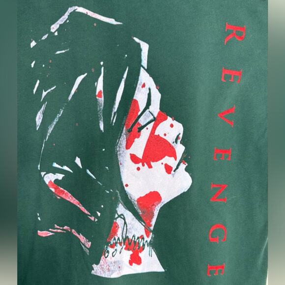 My Chemical Romance Green Small Sweet Revenge Romance Cotton One-Sided T-shirt - Picture 3 of 4